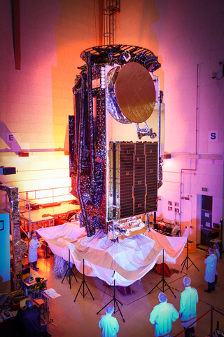 The Maxar Space Systems built JUPITER 3 in their Palo Alto facility. (Photo: Maxar)